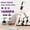 White, variant on 16000Pa cordless wet/dry vacuum mop with self-cleaning and low noise. 3 modes & multi-angle brush. Ideal for floors, rugs, cars and pet hair. Black & white available.