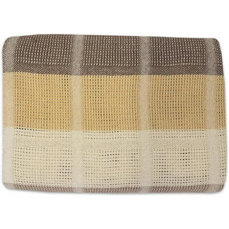 Legacy Soft 100 Percent Cotton Knit All Season Yarn Dye Woven Plaid Blanket