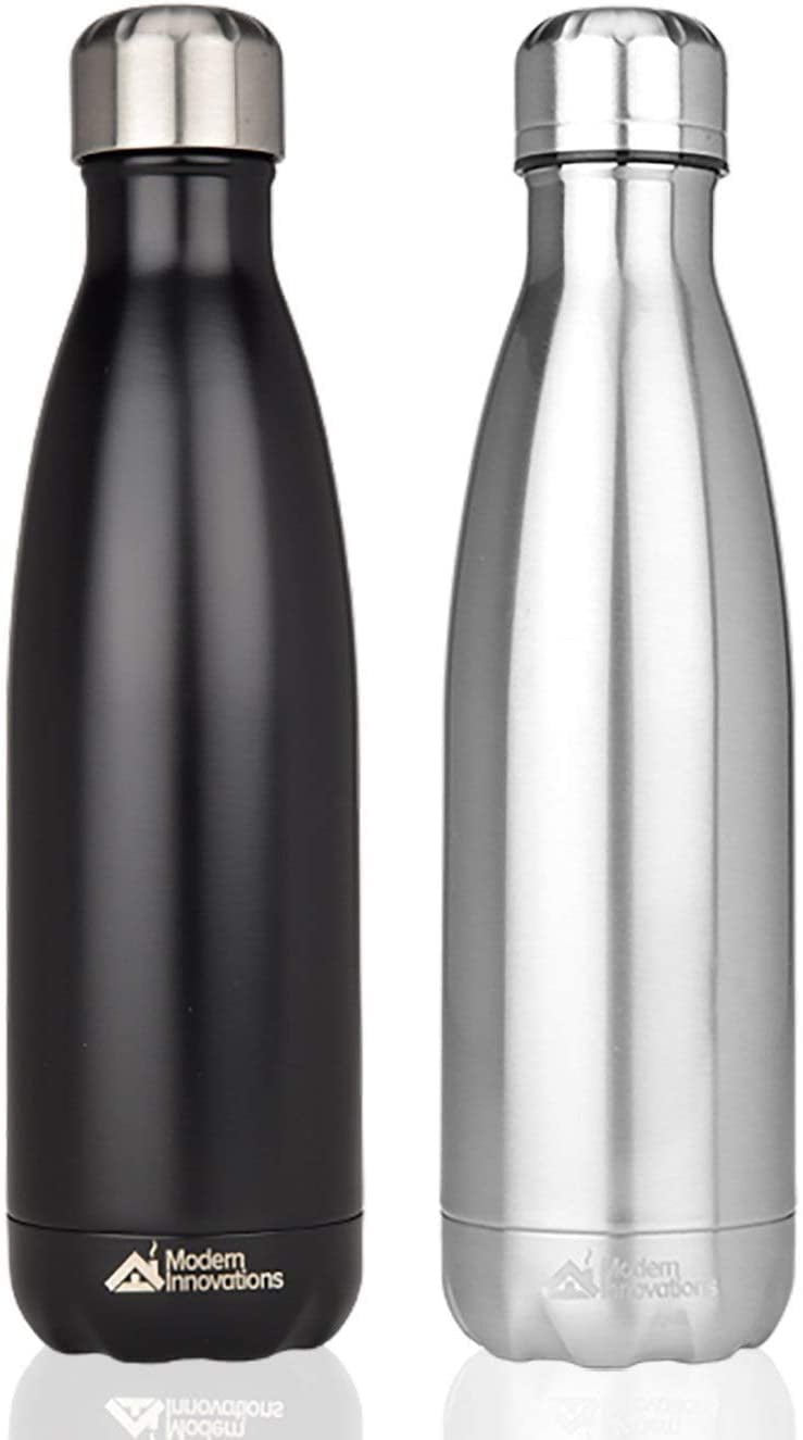 Stainless Steel Insulated Double Wall 17oz Water Bottles (Set of 2) by  Modern Innovations