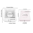 thumbnail image 2 of Lunxisen 1 Pcs Squares Singles Hole Gypsum Base DIY Silicone Molds For Plaster Crafts Making, 2 of 7