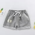 thumbnail image 2 of Summer Baby Boys Girls Shorts Cotton Elastic Waist Kids Beach Shorts Pants Sports Children Clothes 1-5T, 2 of 5
