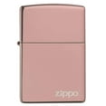 thumbnail image 4 of 49190ZL High Polish Rose Gold Logo Zippo Pocket Lighter, 4 of 15
