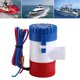thumbnail image 5 of 1100 GPH 12V Bomba sumergible eléctrica de bomba de achique de agua marina para barco de yate Ecomeon no, 5 of 6