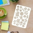 thumbnail image 3 of Flowers Stencils 11.7x8.3 inch Plastic Daisy Morning Glory Drawing Painting Stencils Rose Sunflower Cherry Blossoms Pattern Reusable Stencils for Painting on Wood Floor Wall and Tile, 3 of 9