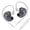 Black With Mic, variant on KZ AS24 Pro 12 Balanced Armature Drivers in Ear Monitors Headphones, 3.5mm Silver-Plated Wired Earbuds IEM Earphones for Singer Musician Audio Engineer