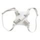 thumbnail image 1 of Cuchillo con doble correa de hombro y doble vaina de cuero PU, accesorio para disfraz blanco, 1 of 9