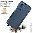 thumbnail image 6 of For Motorola Moto G Play 5G 2024 Phone Case,with Tempered Glass Screen Protector, Heavy Duty Rugged Shockproof Full Body Protection Sturdy Durable Cover Cute Bumper for Moto G Play 5G 2024 -Blue, 6 of 6