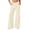Beige, variant on Womens Dress Pants High Waisted Bell Bottoms Work Pants Pull on Business Casual Trousers Bootcut Slacks with Pockets