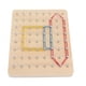 thumbnail image 5 of Geoboard de madera Montessori, juguetes educativos de aprendizaje gráfico para bebés, niños pequeños, niñas, 5 of 9