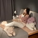 thumbnail image 3 of Almohada de peluche con forma de oso FEEZUSH, 89 cm de largo, color blanco suave, 3 of 6