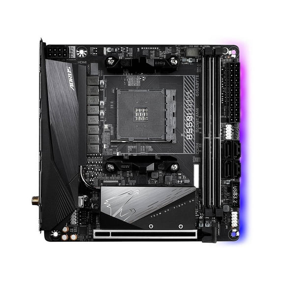 Aorus Ultra Durable B550I AORUS PRO AX Desktop Motherboard - AMD B550 Chipset - Socket AM4 - Mini ITX (244119)