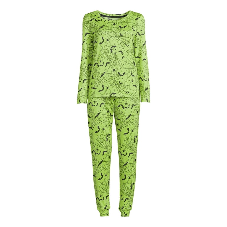 Secret Treasures Women s and Women s Plus Halloween Pajama Set 2 Piece Walmart