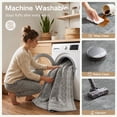 thumbnail image 5 of RUG ROBOT 2x3 Entryway Rugs, Washable Ultra-Thin Indoor Rugs, Modern Non Slip Bordered Kitchen Door Mat, Soft Throw Carpet for Bathroom Bedroom Entry (2x3ft,Grey), 5 of 9