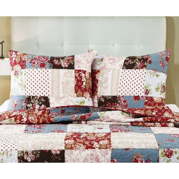 Greenland Home Fashions  Natasha Pillow Shams, set of two (2) King Sham
