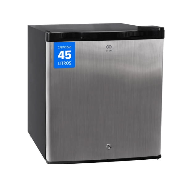 Frigobar Avera Con Control Mecánico y Compresor Capacidad 45 Litros Color Plata