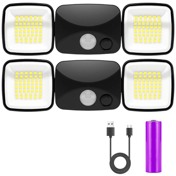 Luz Recargable con Sensor de Movimiento Allotall USB Paquete de 2