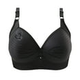 thumbnail image 4 of Xdegoge Push Up Bras for Women Plus Size Comfortable Front Closure Bras Full Coverage No Underwire Everyday Braadjustable Strap Graphic Bras My Delivery Order for Today of The Week, 4 of 4