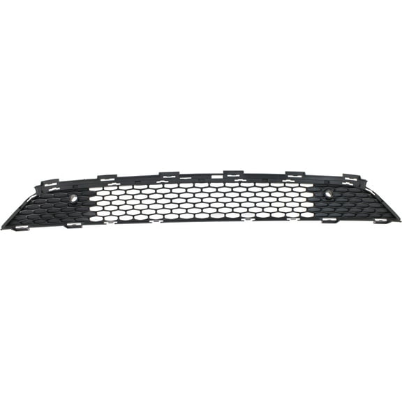 Front Bumper Grille Compatible with CHRYSLER 300 2015-2018 Textured Black Type 1 with PAS Holes