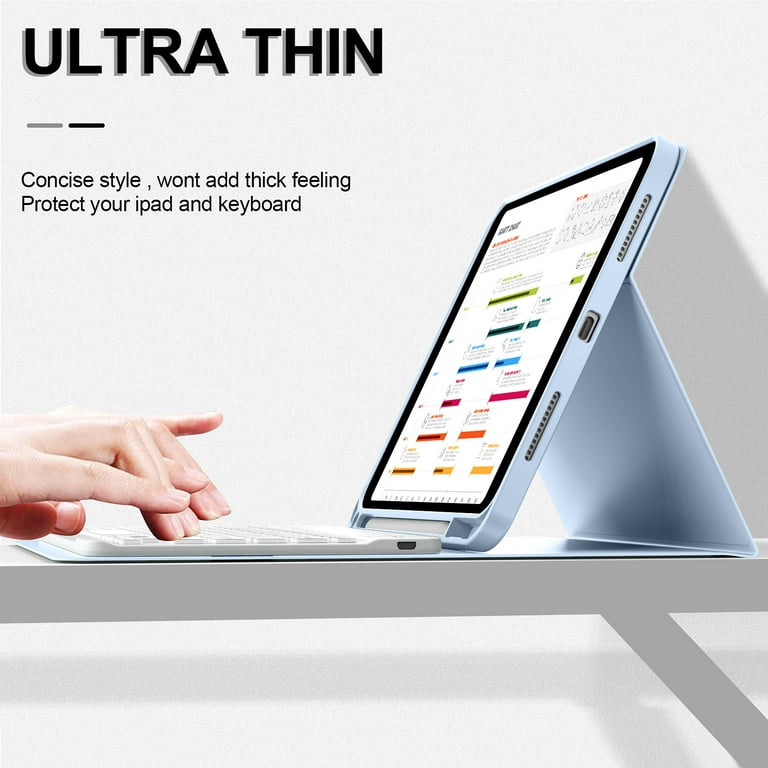 Aoub 2022 iPad 10th Gen 10.9 inch Keyboard Case, Detachable Aoub 2022 iPad 10th Gen 10.9 inch Keyboard Case, Detachable