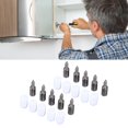 thumbnail image 1 of Metal Shelf Support Pegs, Organized Compact 100Pcs Nickel Plated Iron Shelf Pins Tear  Durable With Non Slip Sleeve For Kitchen Cabinet, 1 of 8