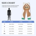 thumbnail image 6 of Kdxio Cute Sloth In Yoga Pose Tree Print Men's Sleep Pajama Pant Lounge Pants with Pockets, 6 of 8