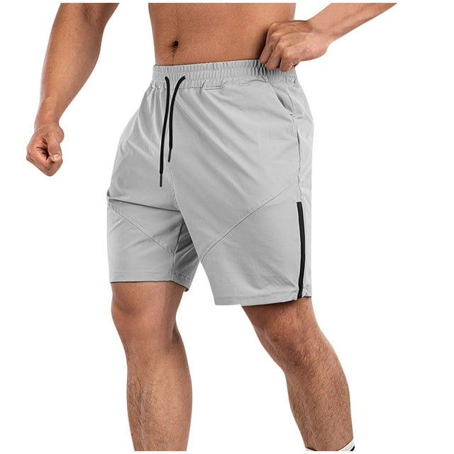 pstuiky Abreviatura para hombres, Pantalones cortos deportivos de verano para hombre, transpirables, de cinco puntos, para actividades al aire libre Pantalones cortos cargo