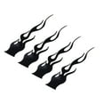 thumbnail image 5 of Flame Sticker Car Stickers Car Decoration Reflective Sticker Waterproof Car Exterior Parts Laptop Skateboard Decal Black Fangkenuo, 5 of 9