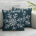 thumbnail image 3 of Christmas Throw Pillow Covers Tree Pillow Cases Green and White Holiday Decorative Cushion Cases for Sofa Couch, 3 of 5