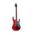 thumbnail image 2 of Guitare Électrique Pleine Grandeur pour Débutants et Intermédiaires – Fini Rouge Lustré, Capteurs HSS, Pont Tremolo, Cou en Érable, 2 of 7