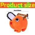 thumbnail image 2 of Juguetes de peluche, muñecos de peluche encantadores, figura de dibujos animados, lindos llaveros colgantes, juguete naranja, regalo de peluche para amigos, 2 of 5