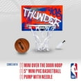 thumbnail image 2 of Franklin Sports NBA Oklahoma City Thunder Over the Door Basketball Hoop - Kids Indoor Basketball Hoop with Mini Basketball - NBA Fan Shop Mini Hoop for Bedroom + Office - Over the Door Mini Hoop Set, 2 of 13