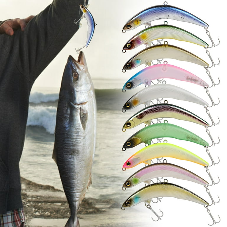 Travelwant Fishing Gifts for Anglers Fishing Lure Bass with Topwater  Floating Rotating Tail Artificial Hard Bait Fishing Lures Swimbaits Slow  Sinking Hard Lure Fishing Tackle Kits 