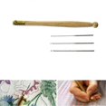 thumbnail image 2 of Tambour Hook with 3 Needles 70 90-100 Embroidery Tools Sequins Bead Neddle Set Tool, 2 of 2