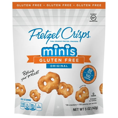 snack factory gluten free pretzel crisps original minis 5 oz