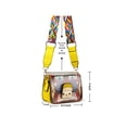 thumbnail image 3 of Mini bolso de hombro de verano duradero de cuerpo cruzado de plástico transparente de PVC para mujer - Amarillo Inevent SH1106-03, 3 of 3