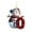 O, variant on 1Pc 26 Letters Snowman Ornaments,Snowman Christmas Ornaments, Christmas Letter Ornaments,Cute Flat Christmas Tree Letter Decoration Personalized Hanging Pendant, Indoor Diy Hanging Xmas Ornament