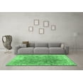 thumbnail image 3 of Ahgly Company Indoor Rectangle Abstract Emerald Green Contemporary Area Rugs, 4' x 6', 3 of 4