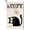 Daisy Cat, variant on Spring Cat Daisy Garden Flag 12x18 Vertical Double Sided White Flowers Welcome Summer Farmhouse Holiday Outside Decorations Burlap Yard Flag BW765