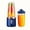 Blue, variant on Portable Blender and Juicer 2 in 1 - USB Rechargeable, Includes 6 Blades and Double Cups, Great for Making Smoothies, Iced Drinks - Perfect Easter, Thanksgiving, Christmas, Halloween Gift | Vibrant De