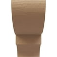 thumbnail image 2 of 3"W x 9"D x 6"H Classic Ridgewood Rough Cedar Woodgrain TimberThane Corbel, Primed Tan, 2 of 6