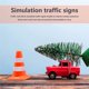 thumbnail image 5 of Mini Cono Triangular de 14 Piezas, Seguridad SimulacióN SeñAles Estacionamiento en Carretera ObstáCulo, PequeñAs, 5 of 5