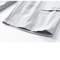 thumbnail image 6 of mens shorts Cargo Capri Pants Multi Pocket Loose Casual Shorts Summer Lightweight Breathable,Gray,XXXXXXXXL, 6 of 8