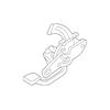 Genuine OE Mini Hood Latch - 51-23-7-132-756