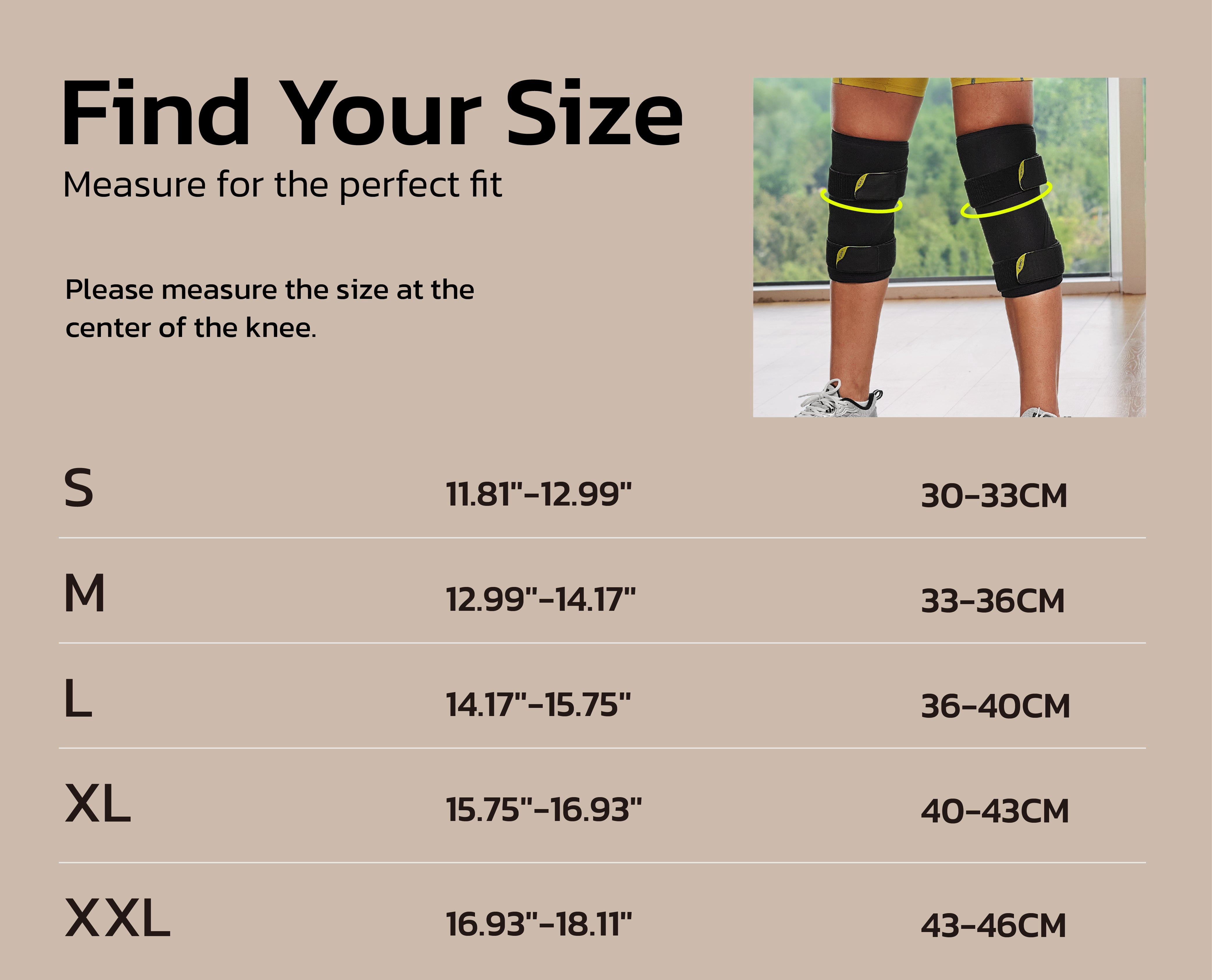 GKTG Knee Brace (1 Pair) Adjustable Strap 7mm Neoprene Knee Compression Sleeve Knee Support for Men Women