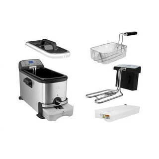 NCRD Stainless Steel Deep Fryer,Easy to Clean Deep Fryer, Oil Filtration