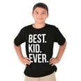 thumbnail image 5 of Best Kid Ever Child Parents Funny Crewneck T Shirts Boy Girl Teen Brisco Brands L, 5 of 6