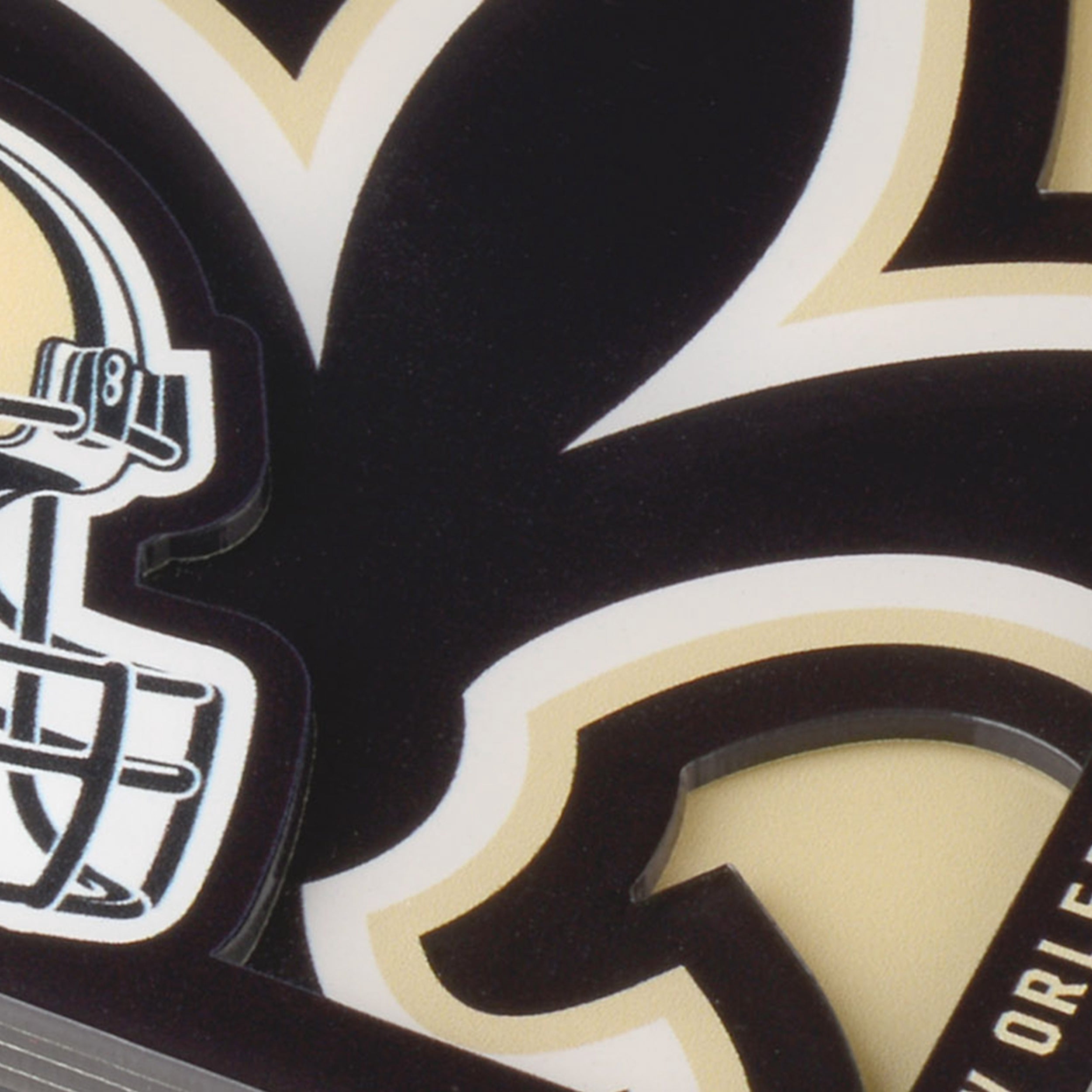 YouTheFan NFL New Orleans Saints 3D-LSC 3D Logo Series Coasters - Pack of 2