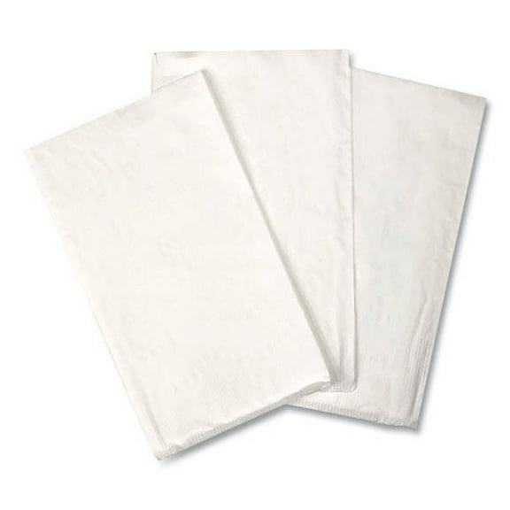 Dinner Napkins, 2-Ply, 14.50"w X 16.50"d, White | Bundle of 2 Cartons