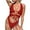 Wine, variant on Youyipin Womens Swimsuits Sexy Cutout Lace Up Backless High Cut One Piece Swimsuit Monokini Bathing Suit For Women