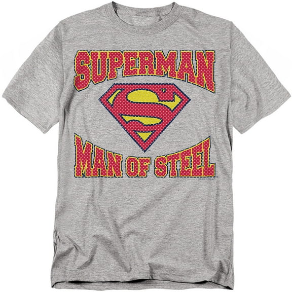 Superman T-Shirt Man of Steel Jersey Unisex Graphic Tee For Men & Women